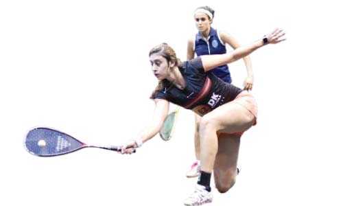 8  لقاءات ساخنة فى بطولة الجونة الدولية للإسكواش