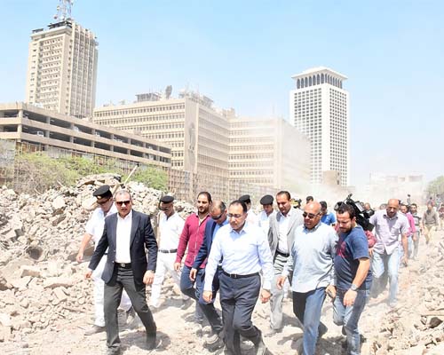 وزير الإسكان يتفقد مثلث ماسبيرو استعدادًا لتنفيذ مخطط التطوير