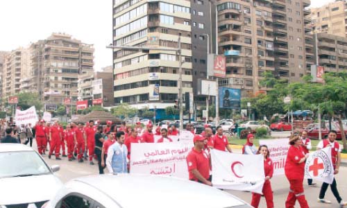 ابتسم دعوة لنشر البهجة فى اليوم العالمى للصليب والهلال الأحمر