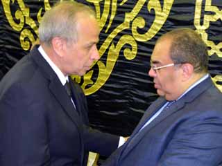 قادة وسياسيون فى عزاء  خالد محيى الدين بكفر شكر