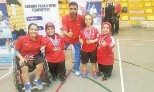 5ميداليات تحصدها «منى» بطلة ذوى القدرات الخاصة فى بطولة أوغندا