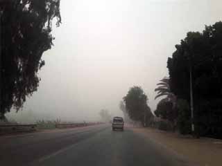 العواصف الترابية تضرب المحافظات