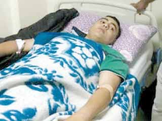 وصول أول جريح فلسطينى للعلاج فى مصر