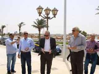 «فودة» يتفقد الشاطئ العام  فى مدينة طور سيناء.. وافتتاحه فى عيد الفطر المبارك