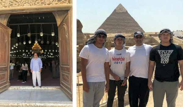 حفيد سليمان السلحدار يقع فى غرام الأهرامات ويدعو العالم لزيارة مصر