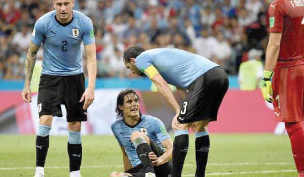 الأوروجواى تخشى على كافانى