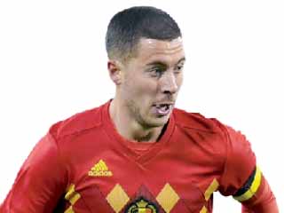 هازارد: «مبابى» يستطيع الفوز بالكرة الذهبية