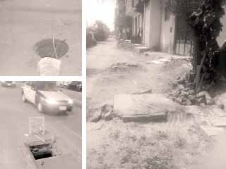 بالوعات الصرف تبتلع الأطفال