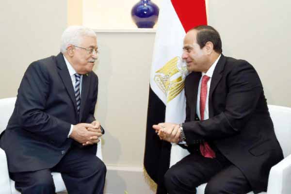 حل شامل.. السيسى يبحث مع عباس ملف المصالحة وعودة السلطة الشرعية لقطاع غزة