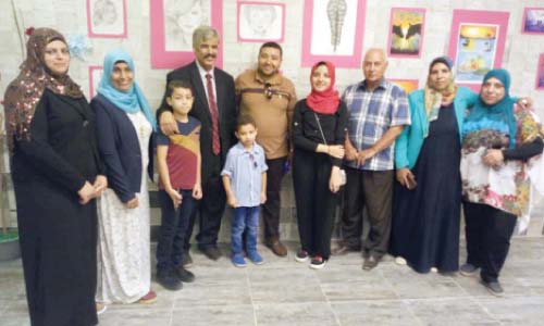 لوحات للموهوبين تزين «التربية والتعليم» بالعريش