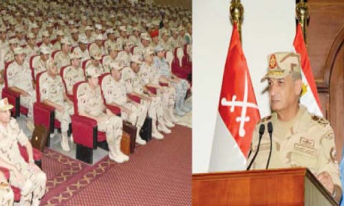 وزير الدفاع لأبطال المنطقة المركزية: الجيش جزء من شعب أصيل وكلنا على قلب رجل واحد