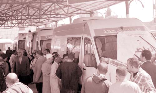 قافلة الأزهر تفحص4600 مريض فى الواحات البحرية