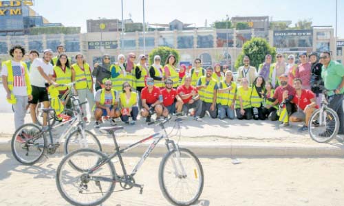 «ركوب الدراجات» للتوعية بسرطان الثدى