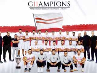 ملوك الصالات.. بعثة يد الزمالك فى القاهرة بعد التتويج الإفريقى