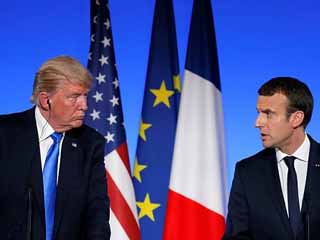 ترامب: تصريحات ماكرون حول إنشاء جيش أوروبى «مهينة جداً»