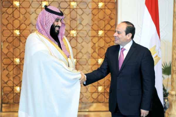 محمد بن سلمان فى القاهرة