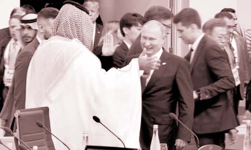 حضور قوى ونشاط مكثف لمحمد بن سلمان