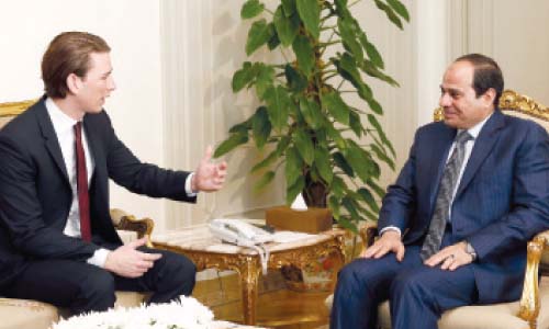 اليوم.. «السيسى» فى زيارة رسمية لـ«النمسا»