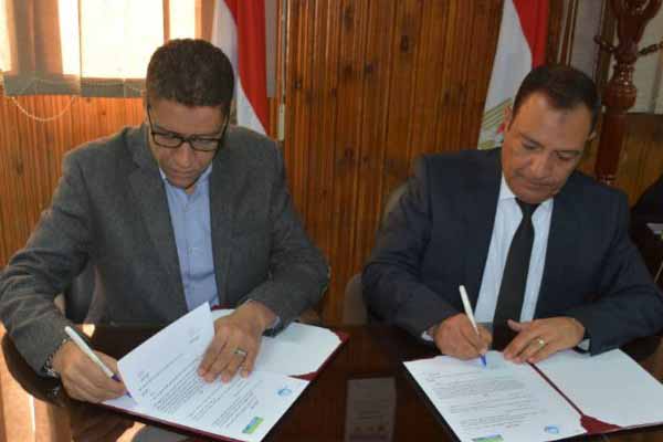 «العربى» توقع بروتوكول تعاون لإحلال وتجديد 5 آبار مياه