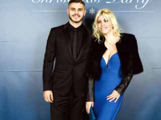 زوجة إيكاردى تثير مخاوف الإنتر