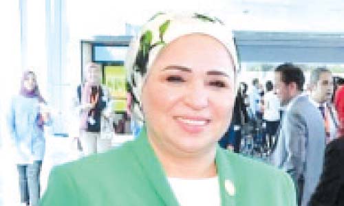 السيدة انتصار السيسى تستقبل الشيخة جواهر القاسمى