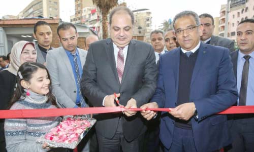 محافظ الغربية ورئيس البريد يفتتحان مكتب بريد طنطا الرئيسى وسبرباى بعد تطويرهما