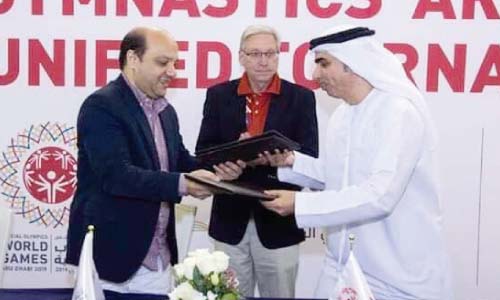 بروتوكول تعاون بين الجمباز والإمارات لدعم الأولمبياد الخاص