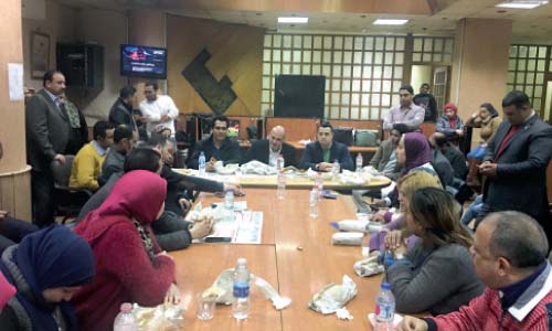 «روزاليوسف» تستقبل خالد ميرى المرشح على عضوية «الصحفيين»