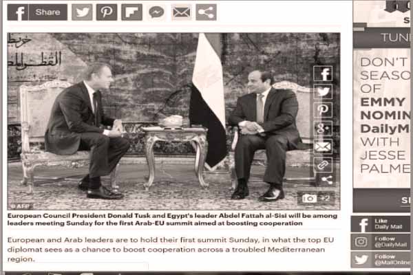 القمة العربية الأوروبية تتصدر مانشيتات الصحف العالمية
