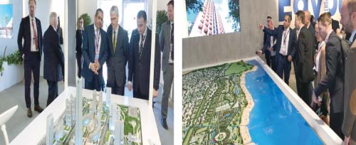 العاصمة الإدارية والعلمين الجديدة أمام الحضور فى أكبر معرض عقارى بالعالم