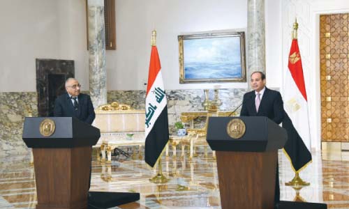 السيسى يدعو لوضع آلية للتعامل مع ظاهرة انتقال «الإرهابيين» بين الدول