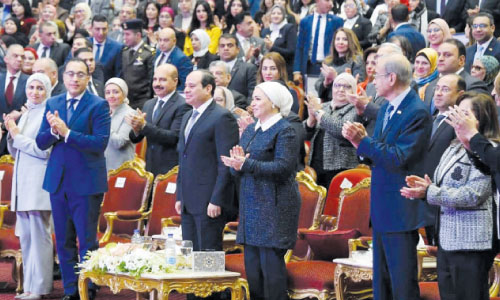 قرينة الرئيس عن احتفالية المرأة المصرية: رأيت فيها عظيمات مصر والأم الرائعة والمعلمة المخلصة والطبيبة المتفوقة