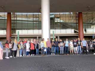 21 طالبًا من الكلية المصرية  الصينية بجامعة القناة فى بكين للتدريب