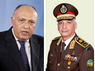 وزيرا الدفاع والخارجية يغادران إلى روسيا فى زيارة رسمية