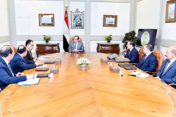 6 توجيهات رئاسية للحكومة