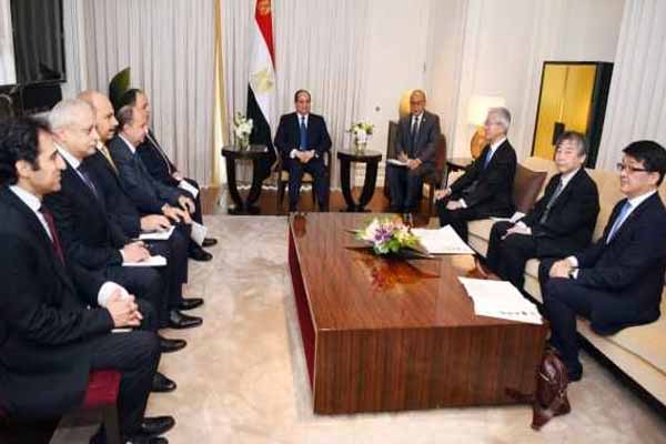 الرئيس: مصر تمتلك الإمكانات اللازمة لتكون محورًا مهمًا لكل الصناعات اليابانية