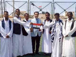 « شباب حلايب وأبو رمادة وشلاتين»  يشاركون فى دورى المينى فوتبول