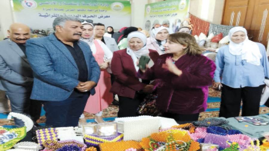افتتاح معرض الحرف اليدوية