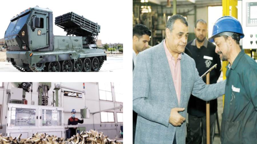 محمد صلاح الدين مصطفى يشهد مراسم الاحتفال بعيد الإنتاج الحربى الحادى والسبعين