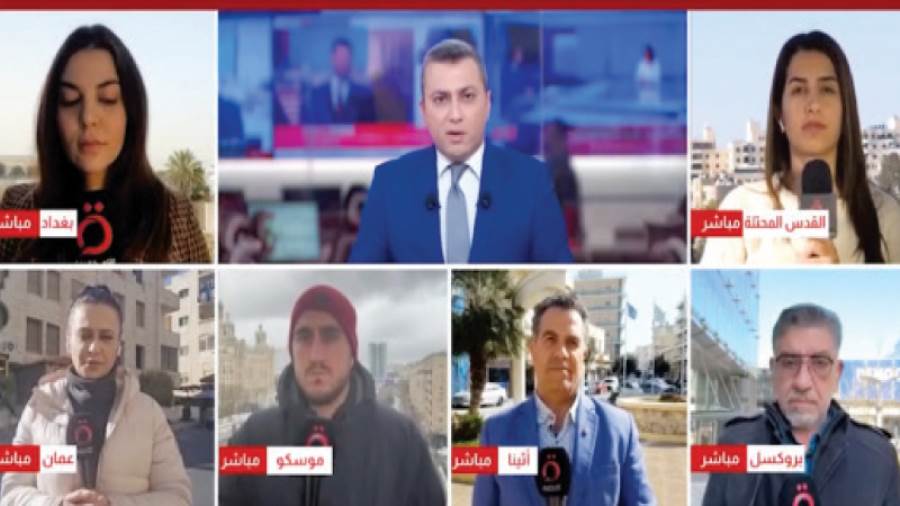 جانب من تغطيات القناة الإخبارية