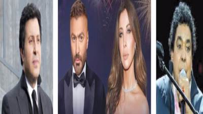 أمير الغناء والقيصر والكينج أبرز نجوم «الكريسماس»