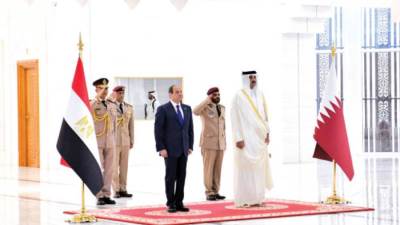 القمة «المصرية - القطرية» تشدد على رفض تهجير الفلسطينيين