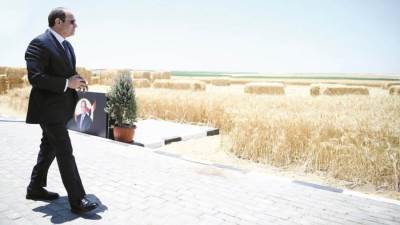 توجيهات رئاسية بمشاركة القطاع الخاص فى الـمشروعـات الزراعية والصناعية لتحقيق الاكتفاء الذاتى