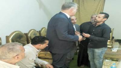 وزير البترول يقدم واجب العزاء.. ويخصص وديعة بمليون جنيه وفرصتى عمل لاثنين من أسرته