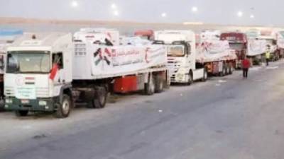 «زاد العزة».. ملحمة مصرية لدعم غزة