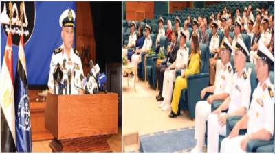 قائد القوات البحرية: امتلاك مصر لقوة بحرية حديثة ومدربة عنصر ردع استراتيجى يضمن أمن واستقرار الوطن