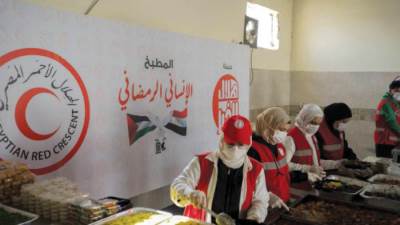 مليون وجبة للأشقاء الفلسطينيين فى غزة