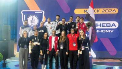 الخماسى الحديث يفتتح الموسم بذهبية وفضية  ببطولة كأس بافيل   