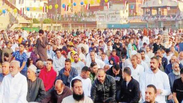 6626 ساحة جاهزة لاستقبال المصريين لأداء صلاة عيد الفطر